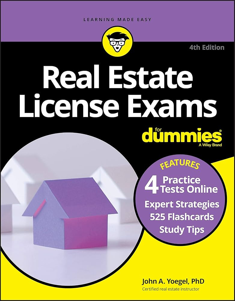 Real Estate License Exams for Dummies: 4 Practice Test Online + 525 Flashcards | Amazon (US)