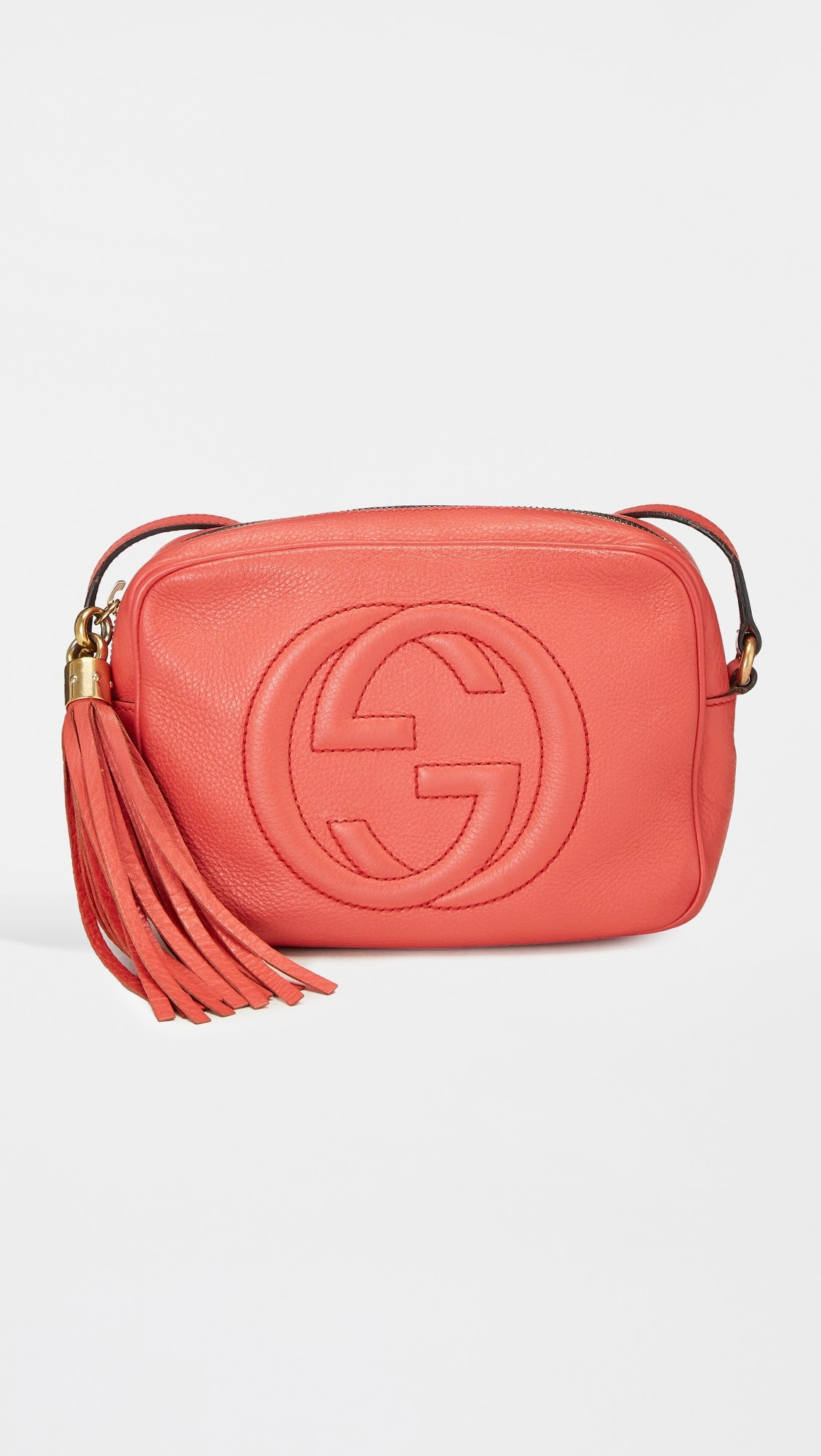 What Goes Around Comes Around Gucci Pink Leather Soho Disco Camera Bag | Shopbop | Shopbop