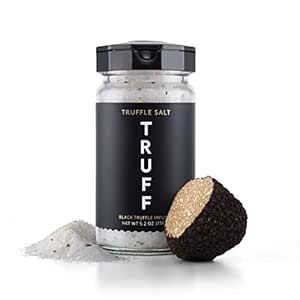 TRUFF Black Truffle Salt, Fine and Coarse Sea Salt, Dried Black Summer Truffles, Specialty Season... | Amazon (US)