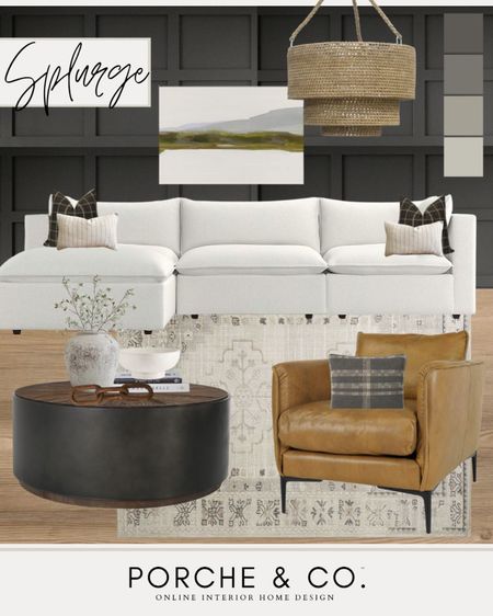 Save vs splurge modern classic living room 
Coffee table styling 
#moodboard #visionboard #porcheandco

#LTKFind #LTKhome #LTKstyletip