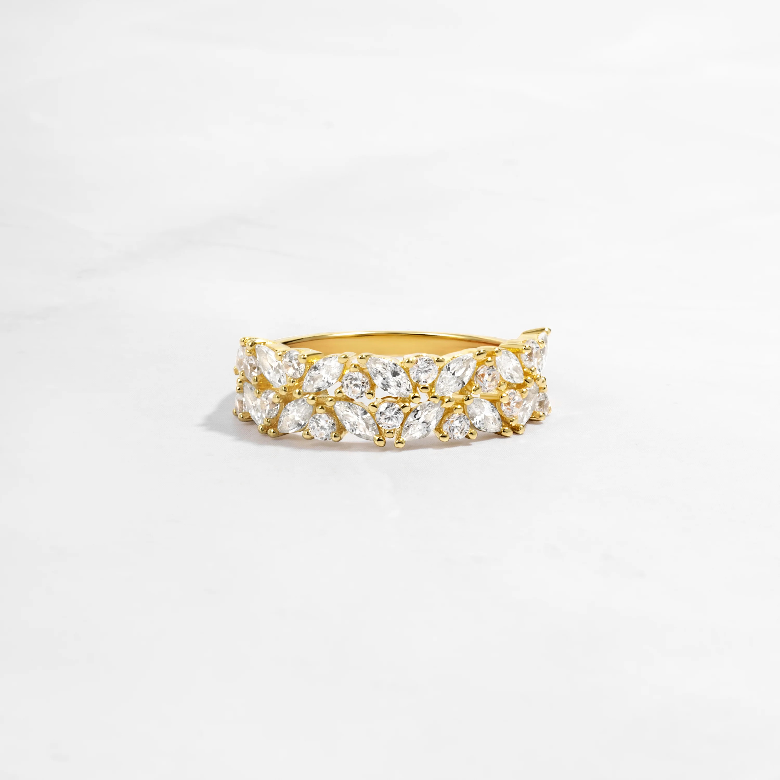 Double Cluster Ring | Sami Jewels