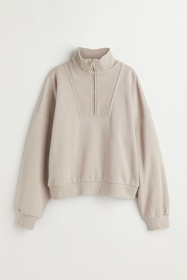 H & M - Turtleneck Sweatshirt - Brown | H&M (US + CA)