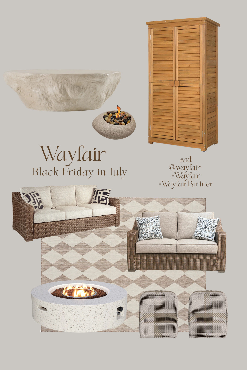 #ad🚨 Black Friday in July is HERE! 🤎

If you've been waiting to refresh your patio, backyard, or outdoor entertaining space, now's the time. Wayfair has up to 80% off plus free shipping sitewide, making it one of the best sales of the summer.


I've linked my favorite outdoor finds—from cozy seating and fire tables to planters and storage—to help you create a space you'll actually want to spend time in.

Shop everything here before the best deals are gone!

 @wayfair #Wayfair #WayfairPartner