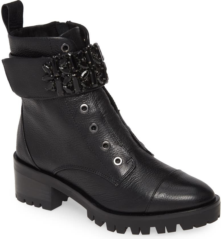 Pippa Crystal Embellished Platform Boot | Nordstrom