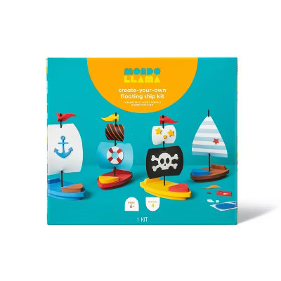 Create-Your-Own Floating Foam Ship DIY Art Kit - Mondo Llama™ | Target