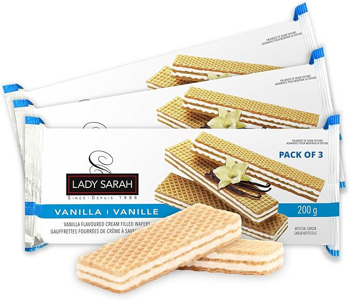 Lady Sarah Cookies and Cream Pastry - Cream filled Vanilla Wafers - Delicious add on Snacks for A... | Amazon (CA)