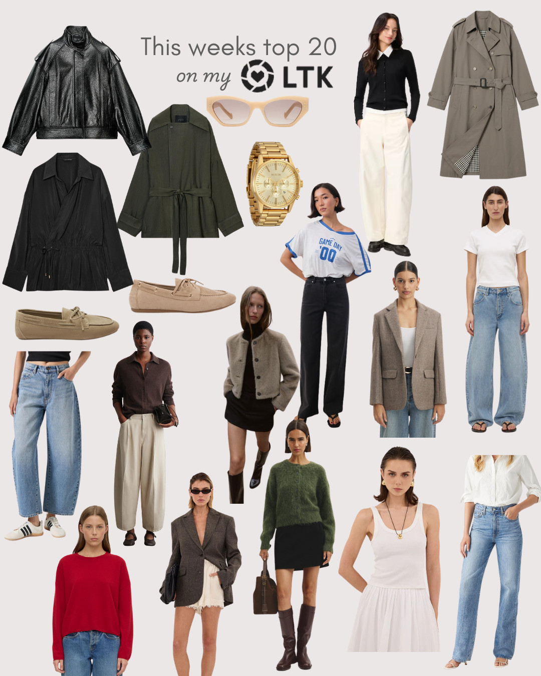 The collection of the top 20 most loved pieces from the last week. X 

 #LTKaustralia #LTKstyletip #LTKautumn
