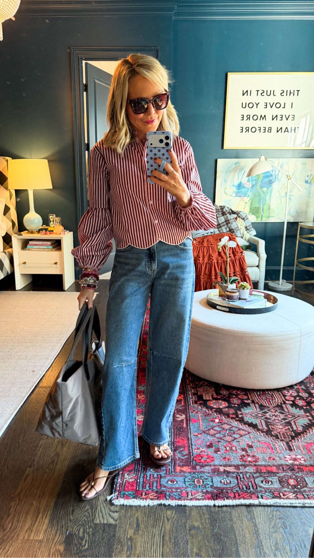 @Avara style • XS in my blouse and size 24 in denim!!

#LTKootd #LTKSeasonal #LTKOver40