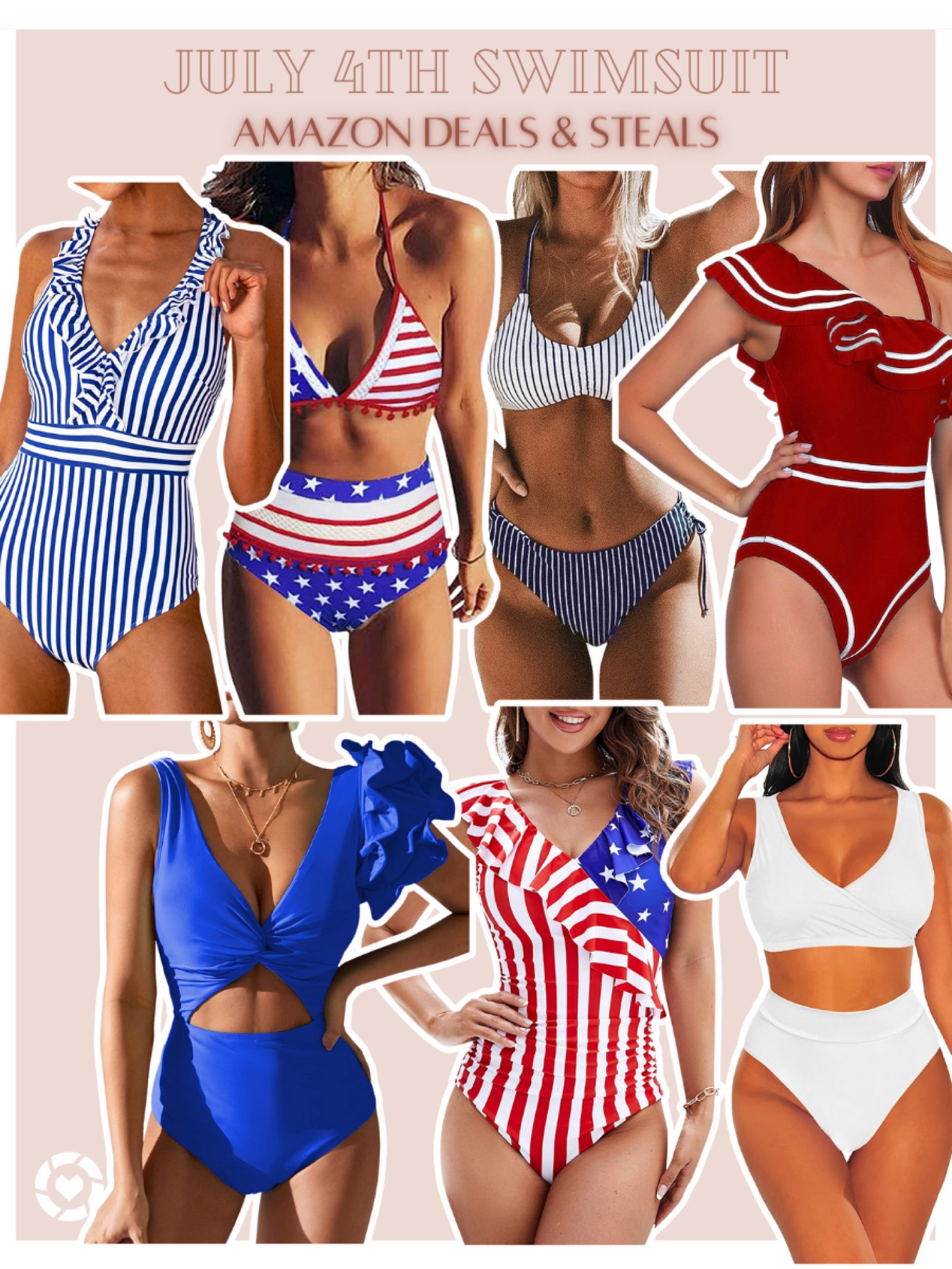 July 4th Amazon swimsuits 👙 

#LTKunder50 #LTKSeasonal #LTKFind