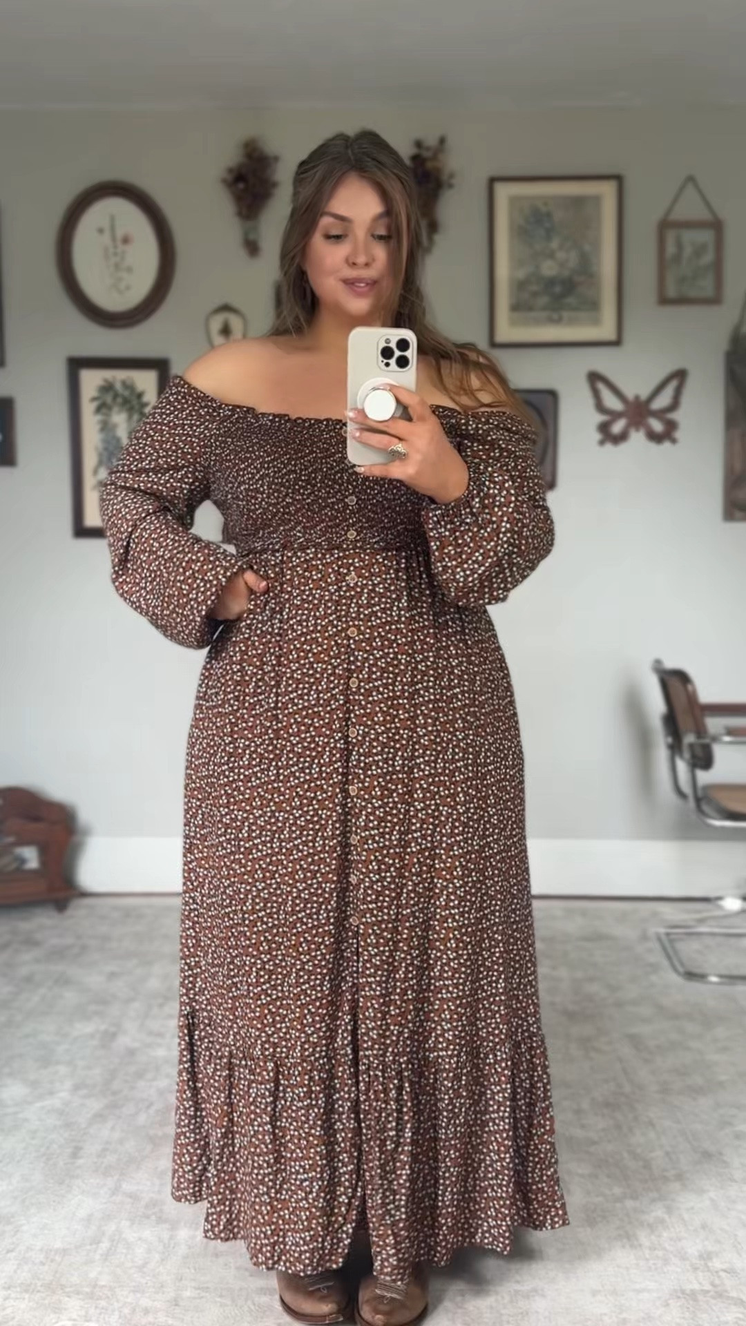 The cutest maxi dress. Light enough for summer but will work all through Fall too 🍂

#LTKPlusSize #LTKMidsize
