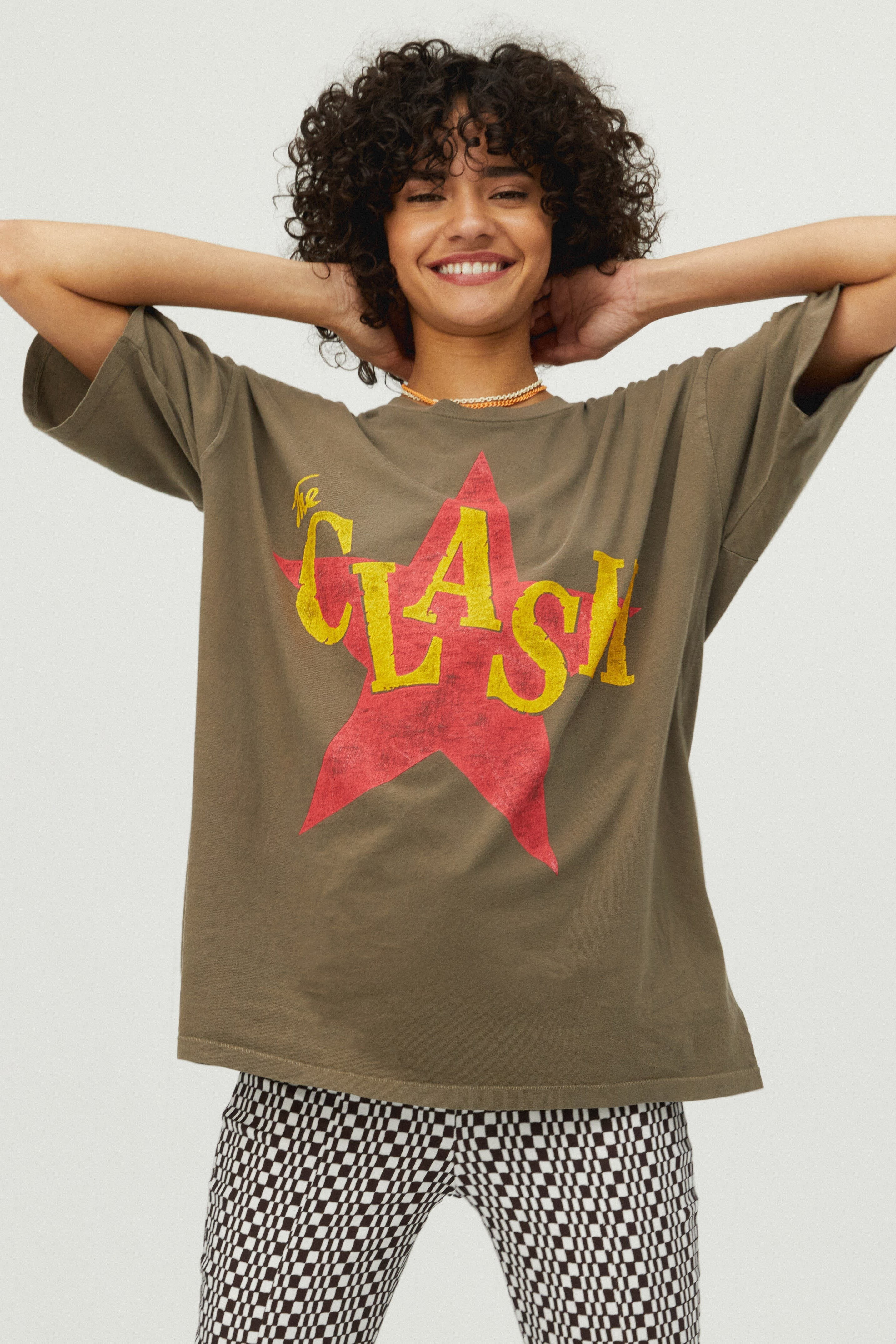 The Clash Extra! Merch Tee in Army | Daydreamer