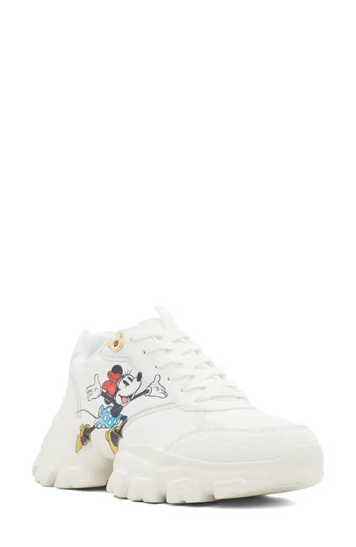 ALDO x Disney 100 Trainer Sneaker in White at Nordstrom | Nordstrom