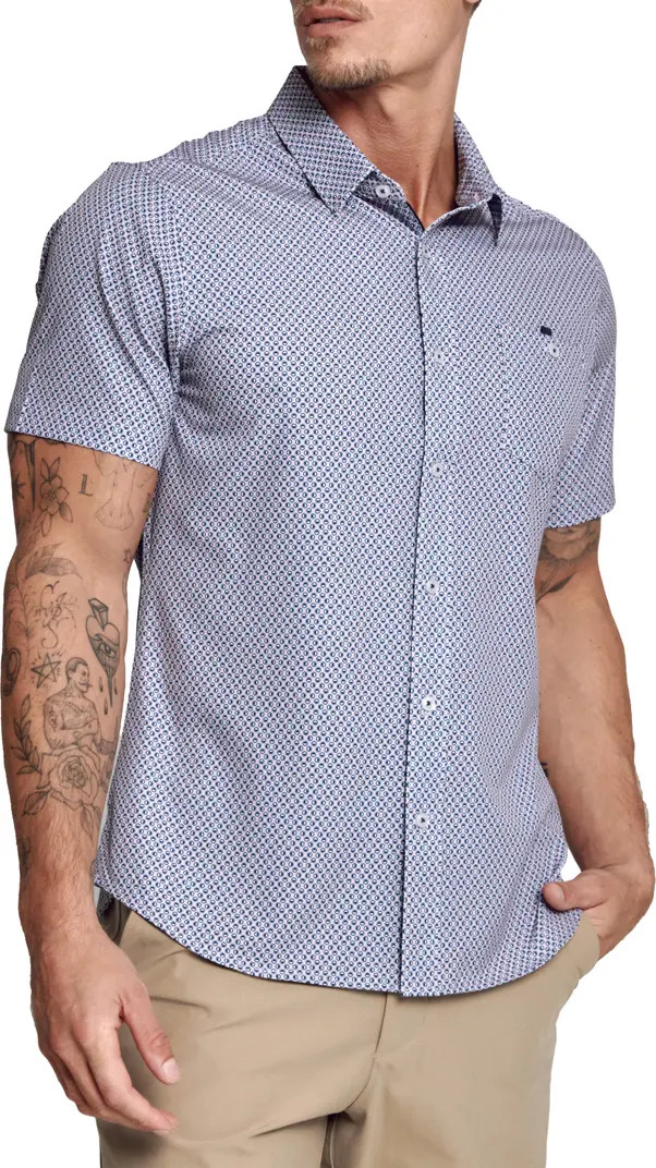 7 Diamonds Santino Short Sleeve Button-Up Shirt | Nordstrom | Nordstrom
