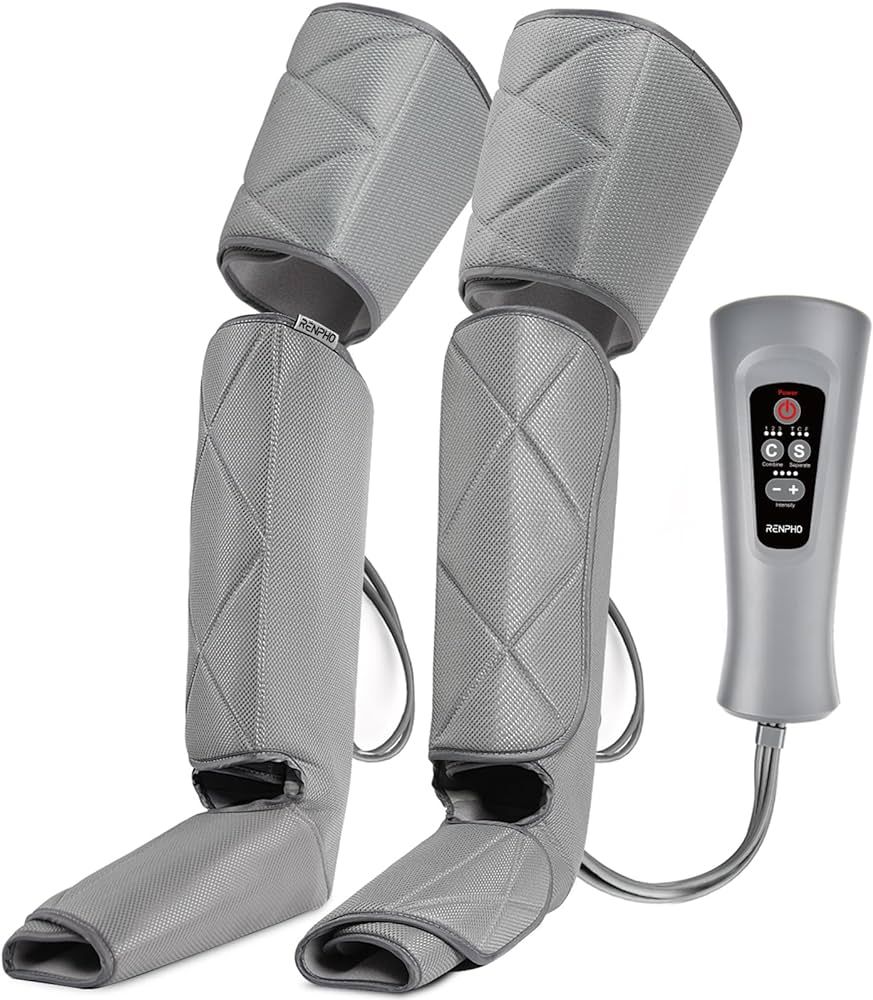 RENPHO Leg Massager for Circulation and Pain Relief, FSA HSA Eligible Air Compression Foot Leg Ca... | Amazon (US)