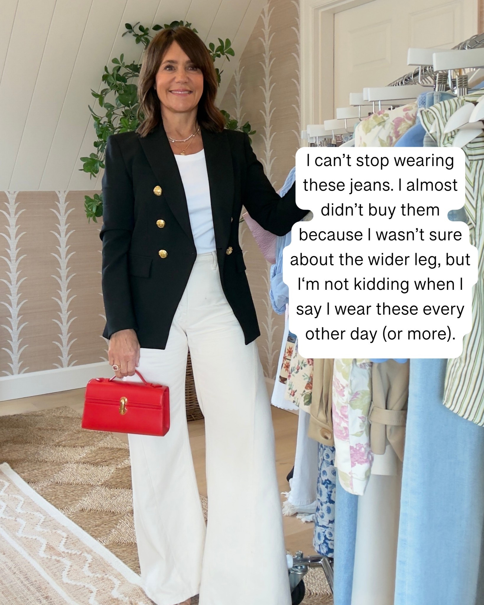 I’ve worn these jeans every day for the past week, and it’s not often I find a gene that is so cool. It gives everything an update and I bought two washes! ￼

#LTKOver40 #LTKSeasonal