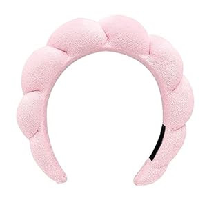 Yiwafu Spa Sponge Headband for Washing Face, Skincare Headbands for Makeup Removal, Shower, Hair ... | Amazon (US)