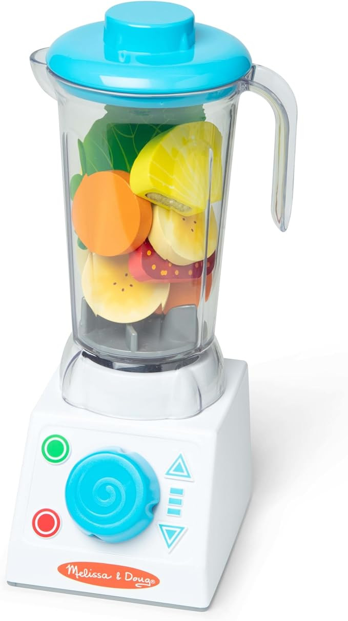 Melissa & Doug Smoothie Maker Blender Set with Play Food - 22 Pieces | Amazon (US)