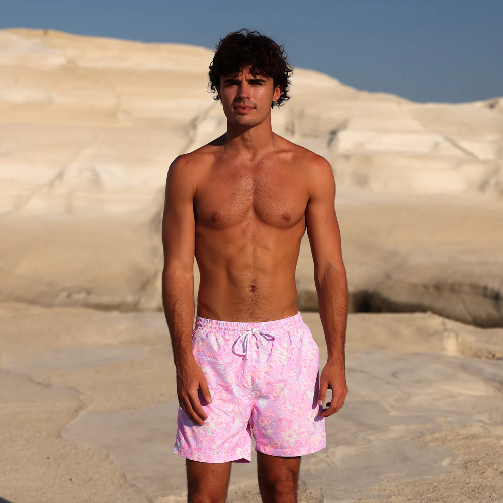 Men's Swim Trunks - Lilac Love | Kulani Kinis US