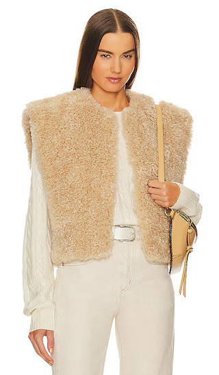 Feliz Vest in Ecru | Revolve Clothing (Global)