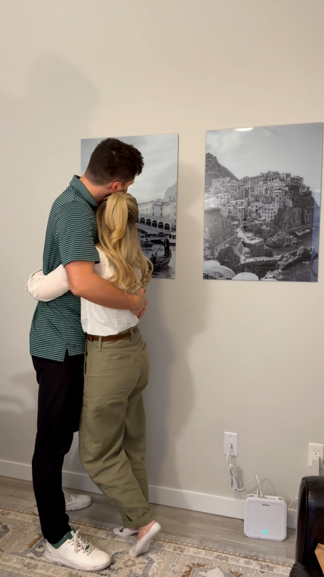 Hanging pictures that hold meaning in our first home 🖤

#LTKHome #LTKstorytime #LTKTravel