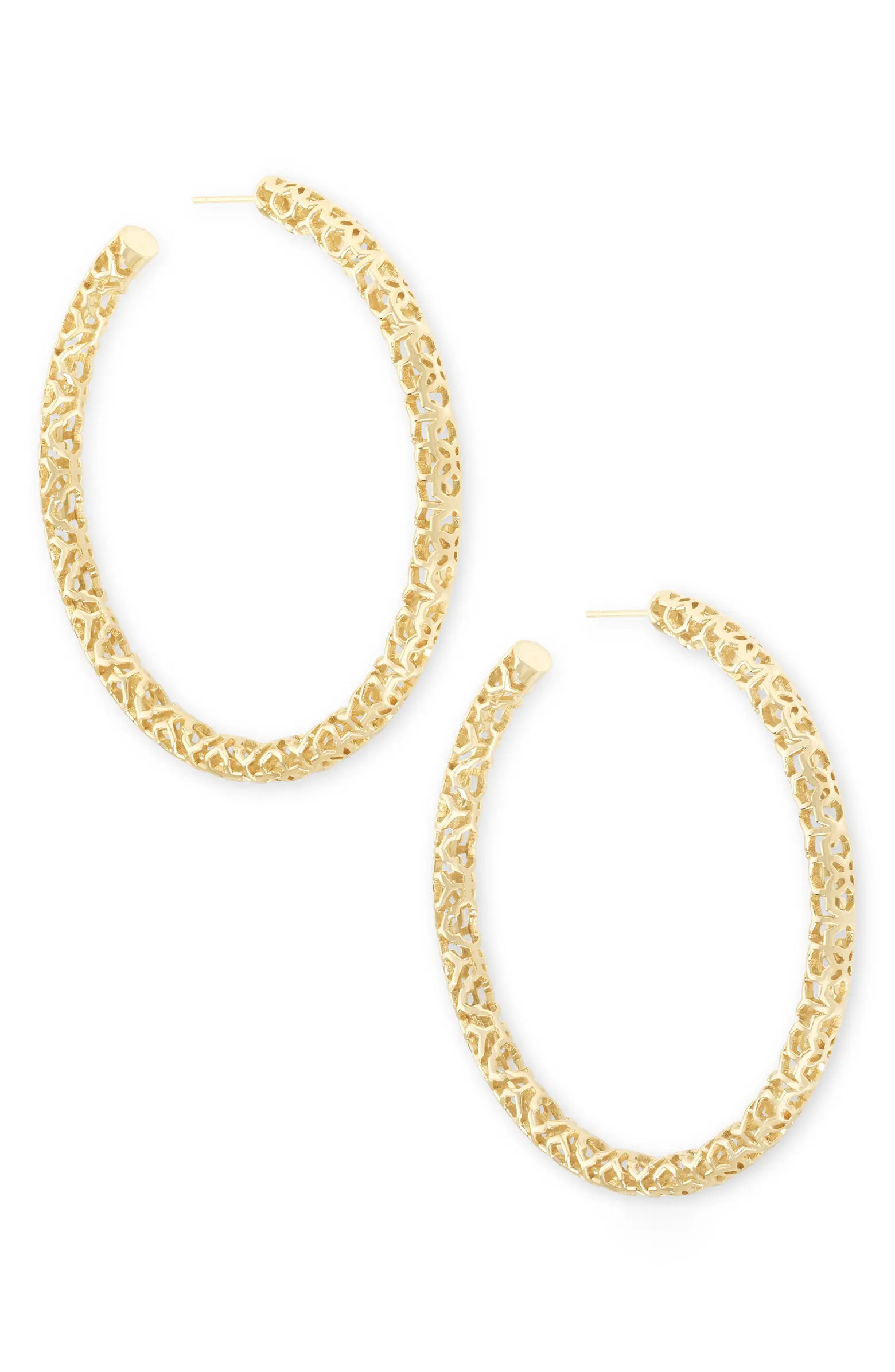 Kendra Scott Maggie Large Hoop Earrings | Nordstrom | Nordstrom