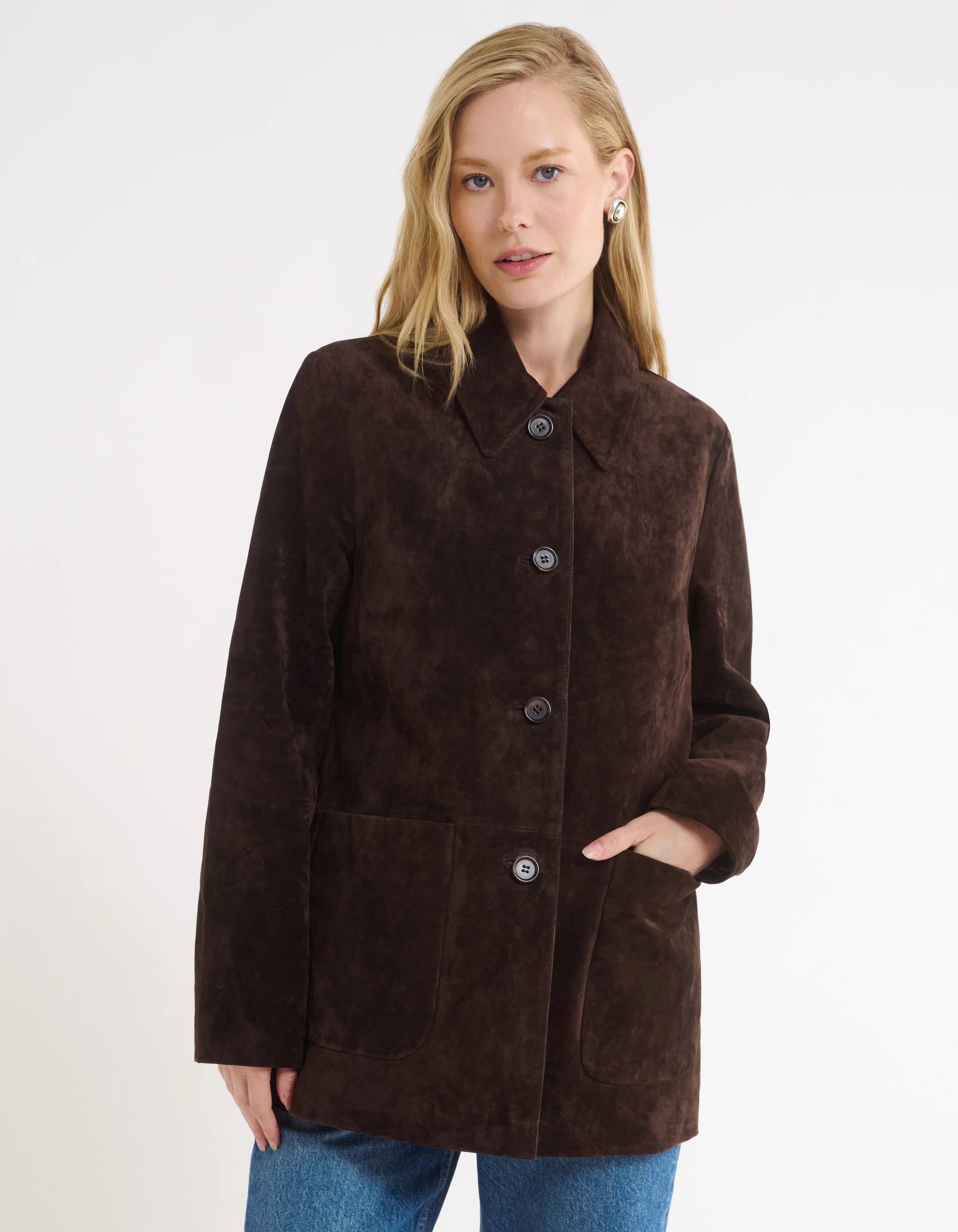 Yellowstone Jacket in Espresso Suede | Women's Suede Jackets | Rumored