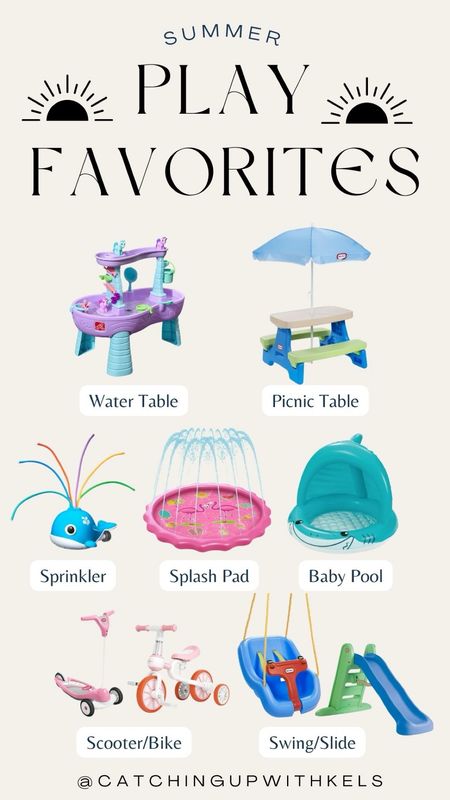 Summer play favorites - perfect summer activity’s for with your little. 

#LTKKids #LTKBaby #LTKSummerSales