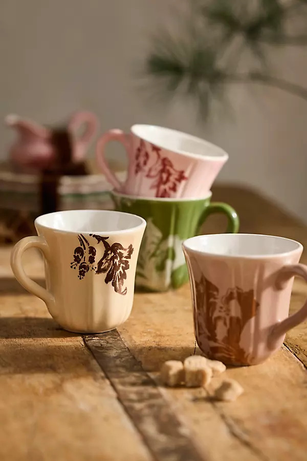 Botanical Silhouette Mug | Anthropologie (US)
