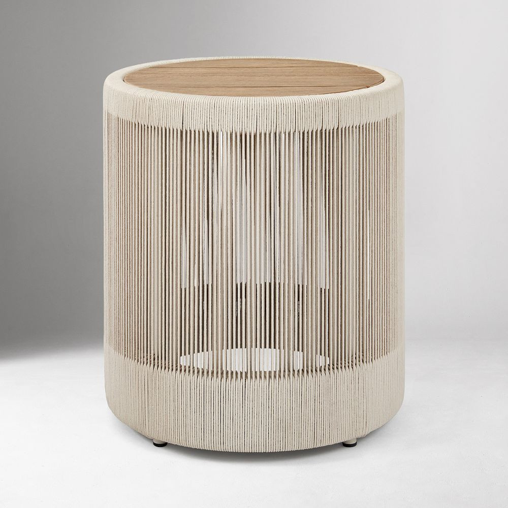 Porto Outdoor Round Side Table (17") | West Elm (US)