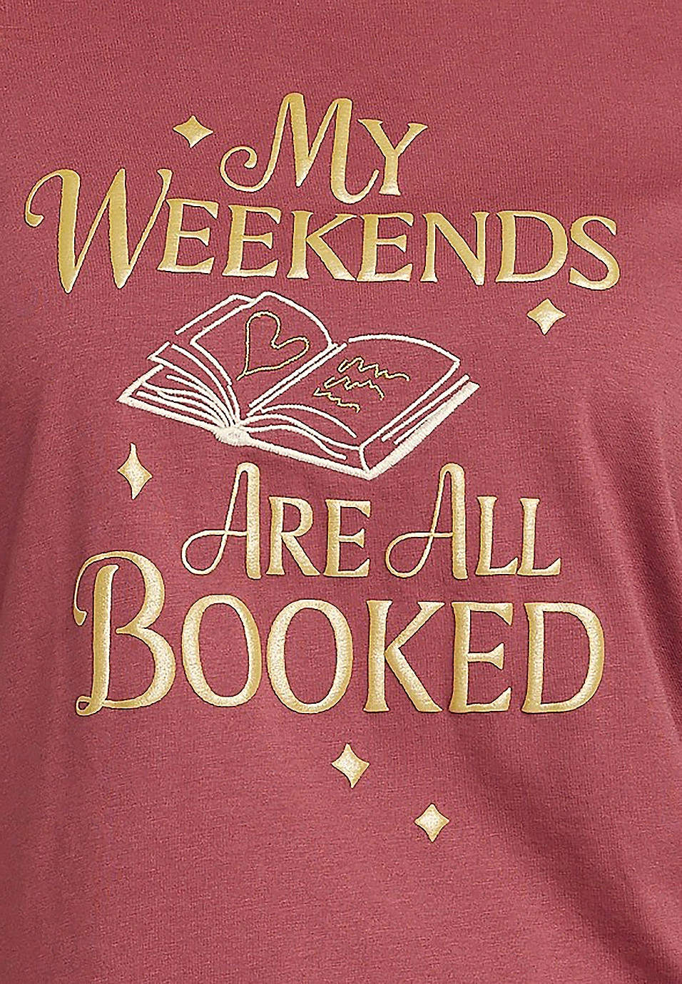 My Weekends Are All Booked Classic Fit Graphic Tee | Maurices