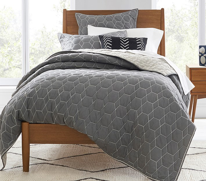 west elm x pbk Mid-Century Bed | Pottery Barn Kids