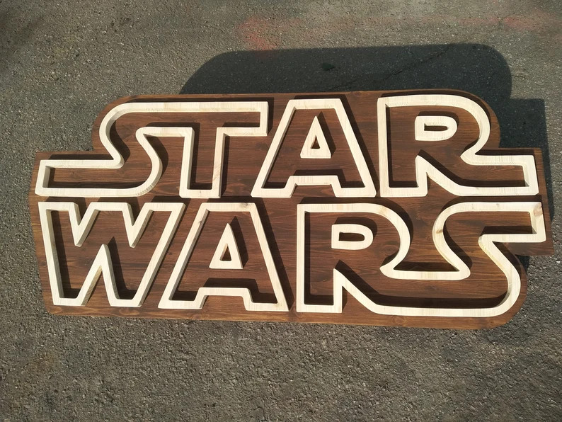 Star Wars Wood Sign  Logo sign  Wooden sign  Skywalker saga | Etsy | Etsy (US)