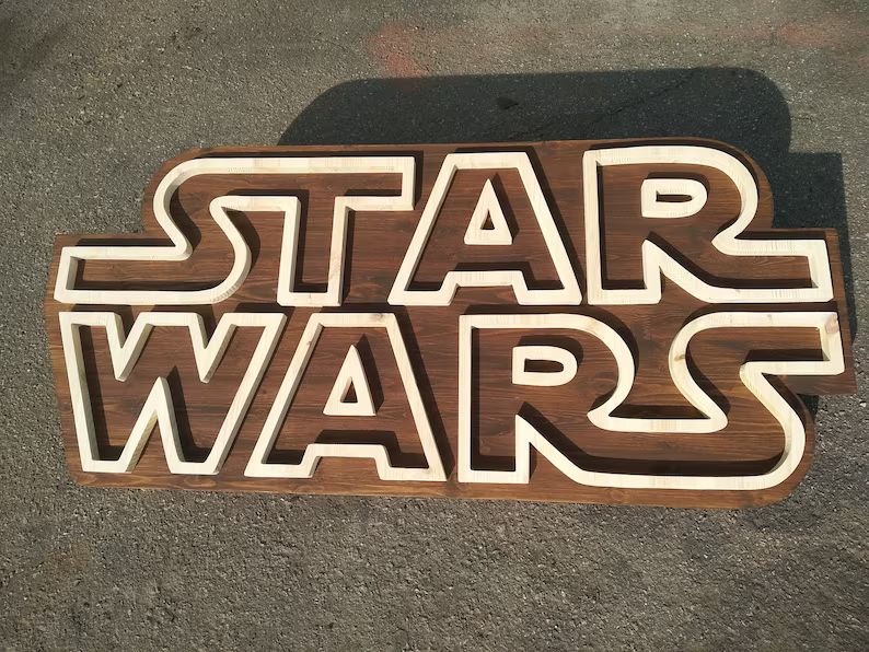 Star Wars Wood Sign  Logo sign  Wooden sign  Skywalker saga | Etsy | Etsy (US)