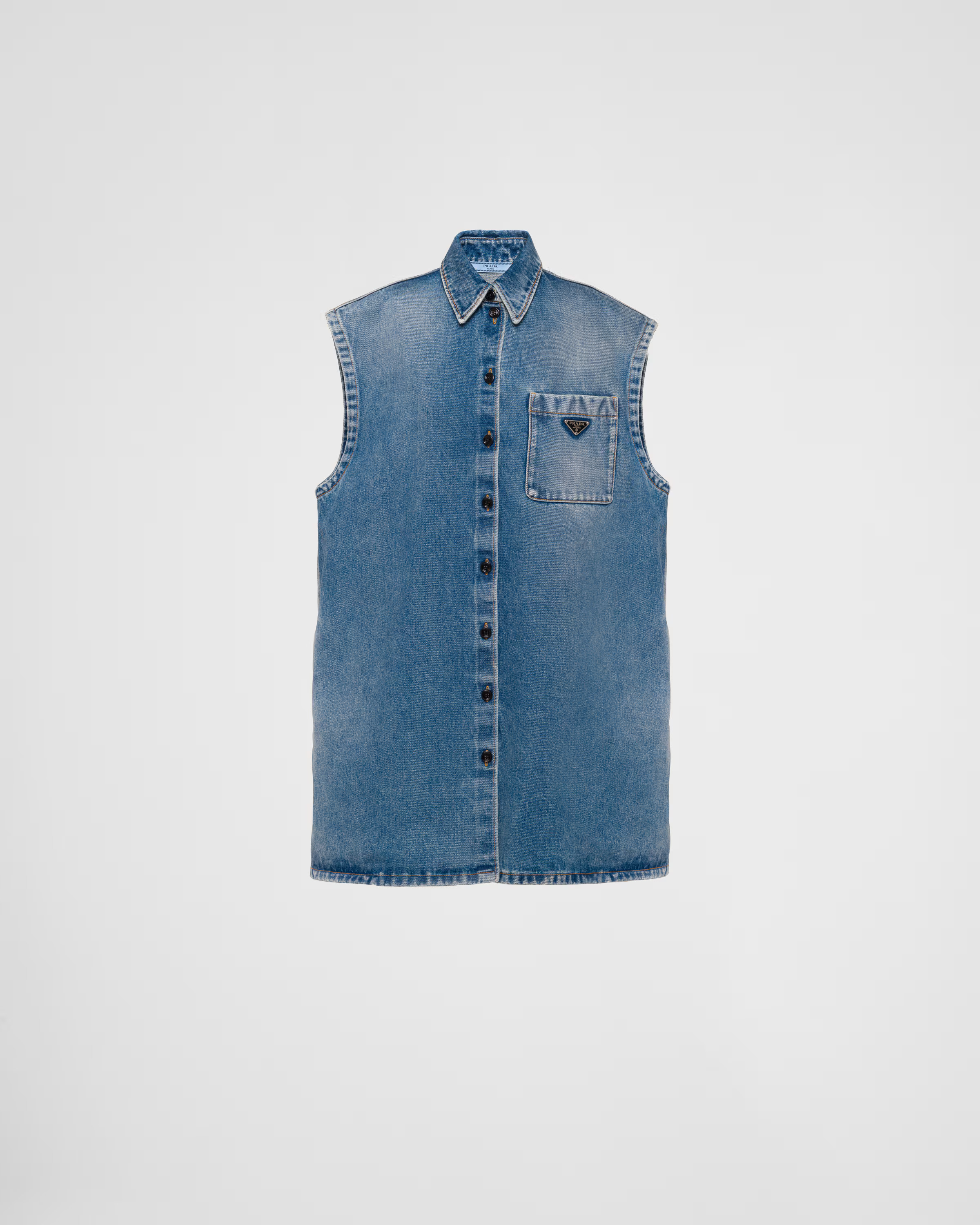 Denim shirt | Prada US