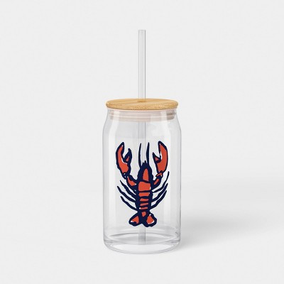 15oz Glass Lobster Tumbler with Lid - Room Essentials™ | Target