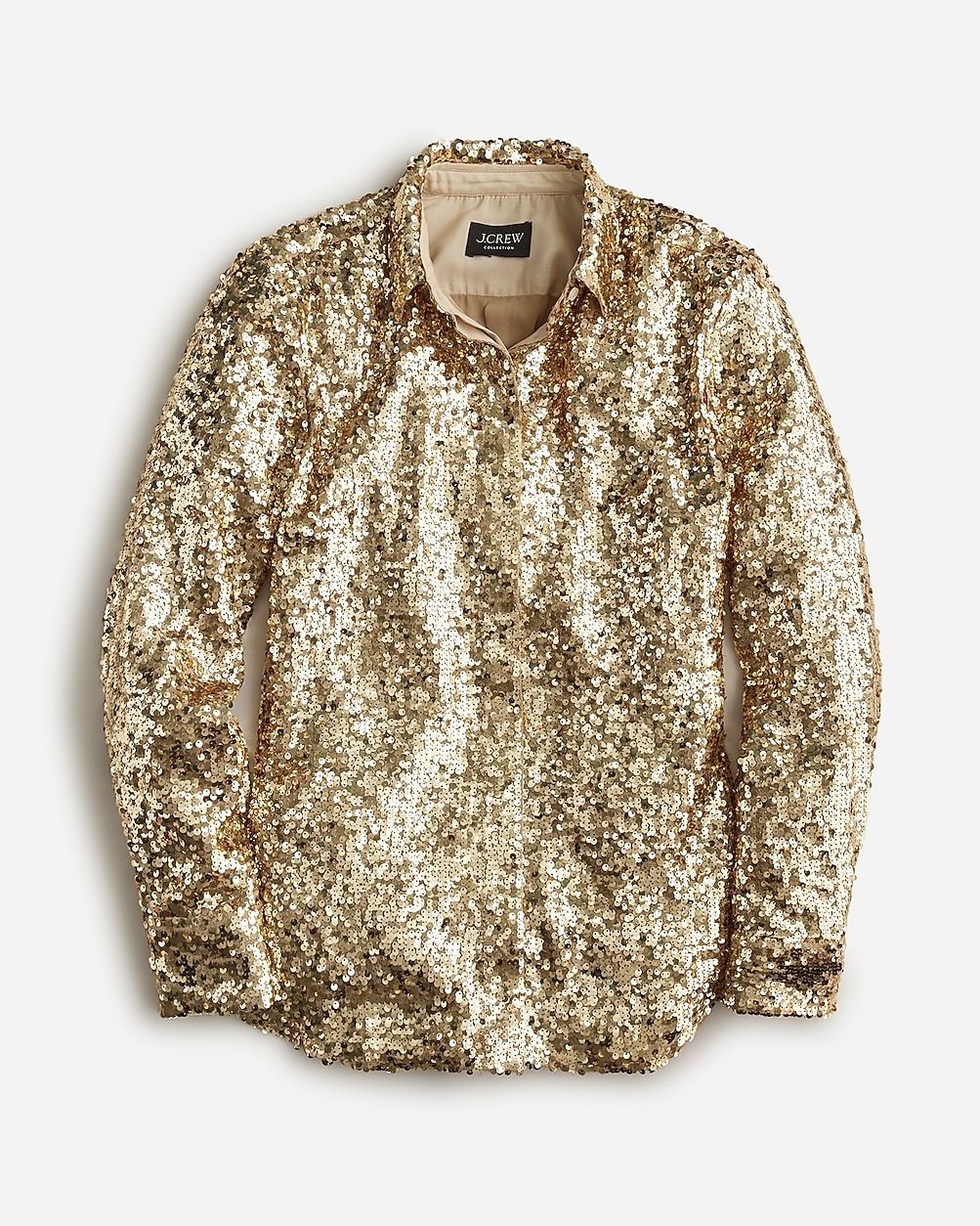 Collection classic-fit sequin shirt | J. Crew US