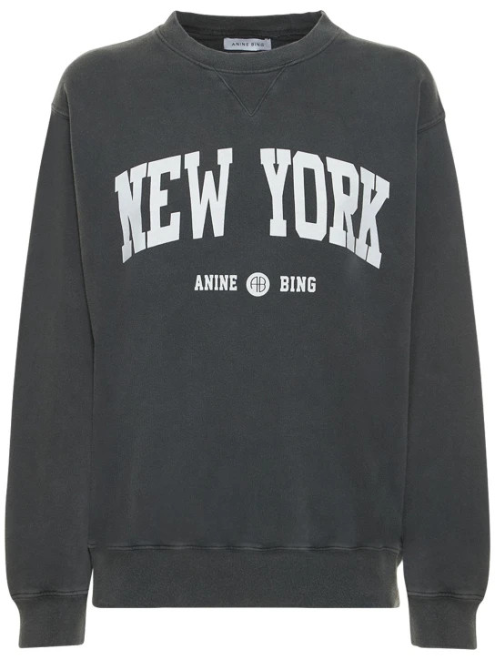 Ramona new york university sweatshirt - ANINE BING - Women | Luisaviaroma | Luisaviaroma