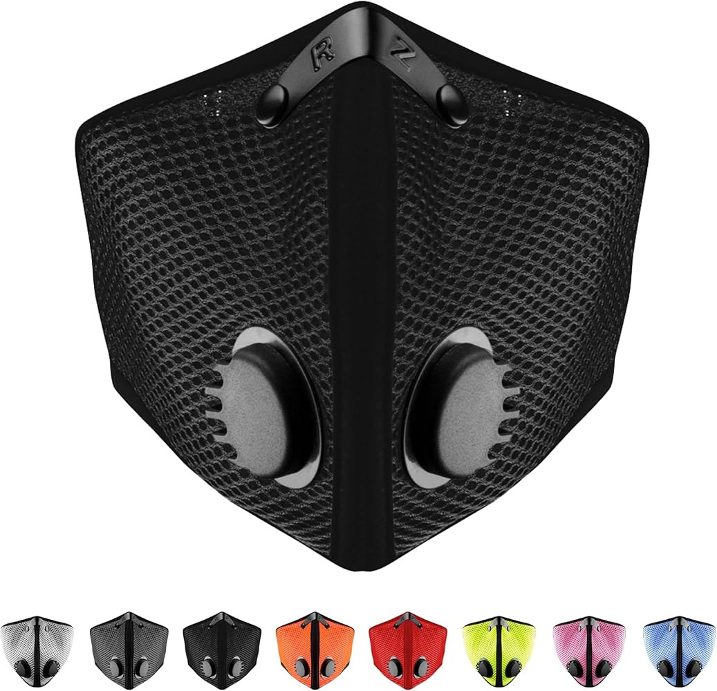 RZ Mask M2 - Cooling Mesh Dust Mask w/ 99.8% Carbon Filtration, Anti Fogging w/Easy Use Hook-and-... | Amazon (US)
