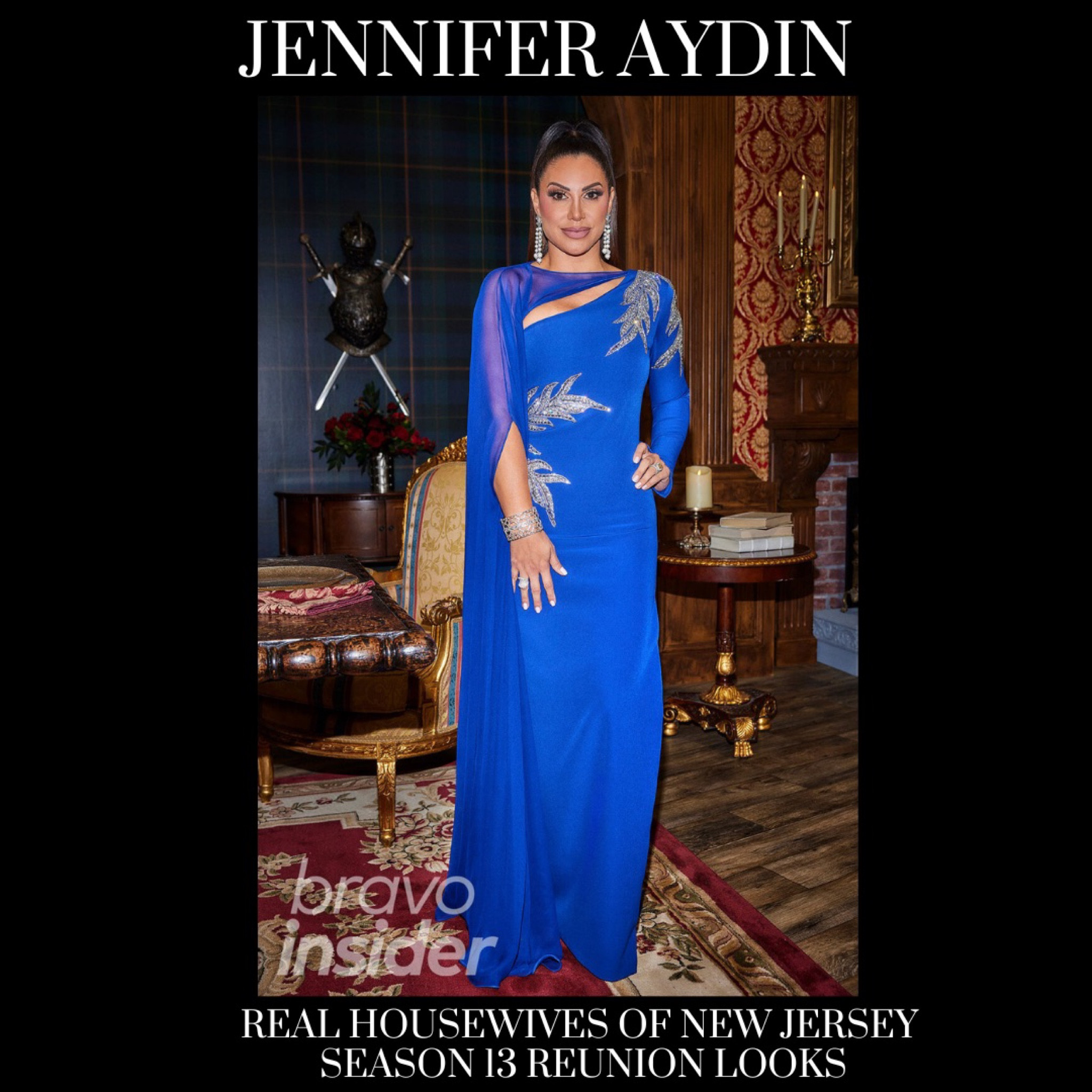 Jennifer Aydin’s Real Housewives of New Jersey Season 13 Reunion Dress is by the Estrada Twins // Shop Looks for Less 📸 + info = @bravotv