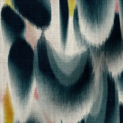 Shibori Wing Spots (indigo) MED | Spoonflower