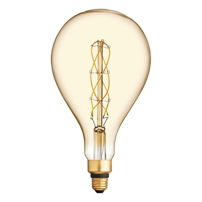 GE Vintage 40-Watt EQ PS52 Amber Dimmable Edison Light Bulb | Lowe's