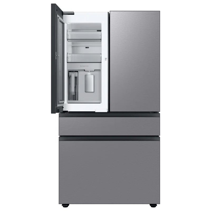 Bespoke 4-Door French Door Refrigerator (29 cu. ft.) with Beverage Center™ - Middle and Bottom ... | Wayfair North America