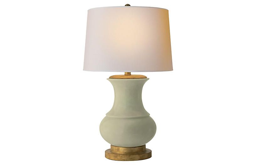 Deauville Table Lamp, Crackle | One Kings Lane