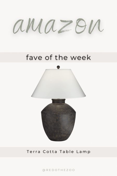 Amazon home favorite of the week! Terra cotta table lamp, large base table lamp, transitional style, studio McGee inspired lamp, Amazon finds, Amazon home finds, Amazon deals, fall decor 

#LTKhome #LTKstyletip #LTKSeasonal