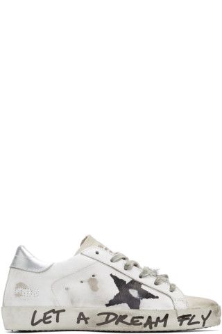 White & Grey 'Dream' Superstar Sneakers | SSENSE 
