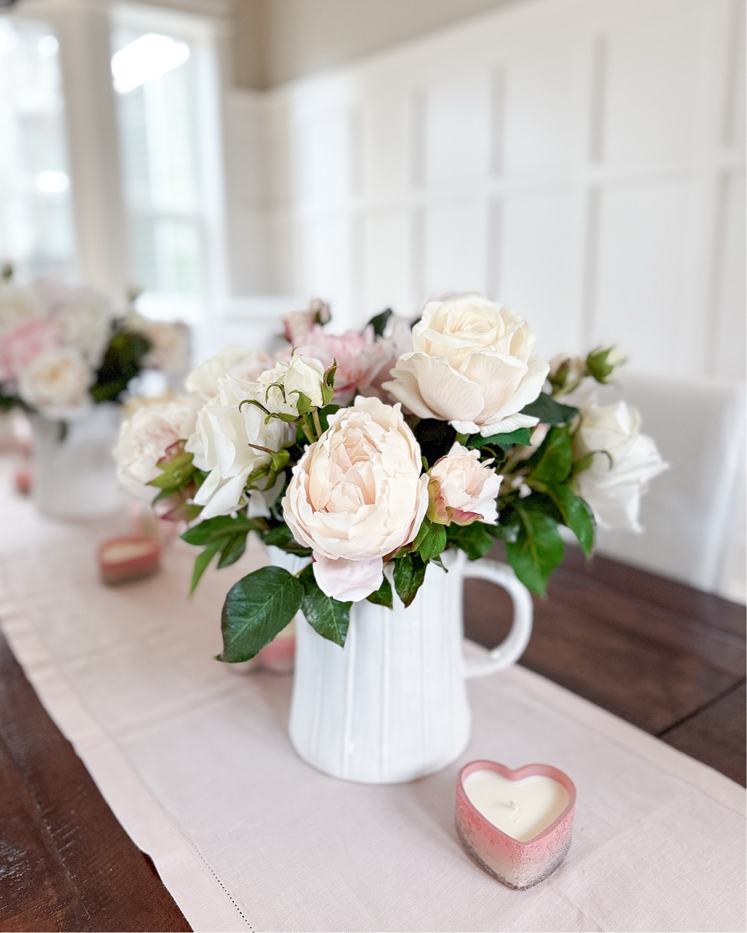 Faux flowers that look so real!!!! A Galentines Day tablescape 💕.  

#LTKSeasonal #LTKHome #LTKFindsUnder50