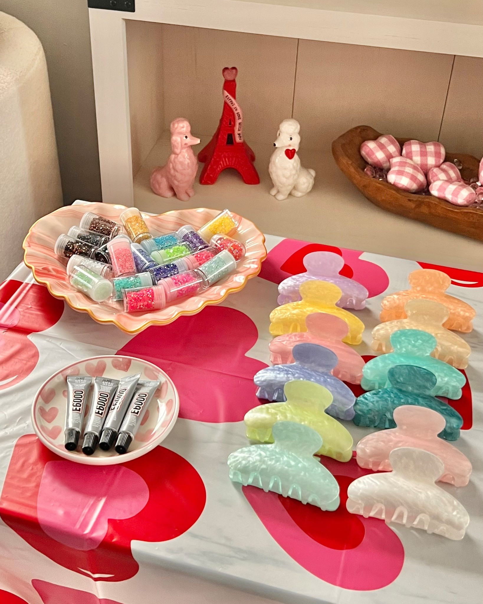 Girls craft night materials linked! Has so much fun making rhinestone claw clips ✨💓

#LTKHome #LTKValentine #LTKdayinmylife