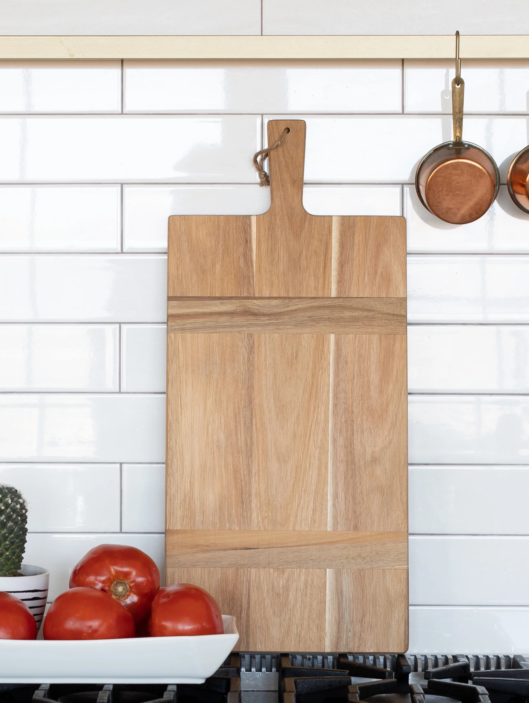 Chloe and Cotton Large Acacia Wood Cutting Board - BreadBoard - 22.5’’ Length - Walmart.com | Walmart (US)