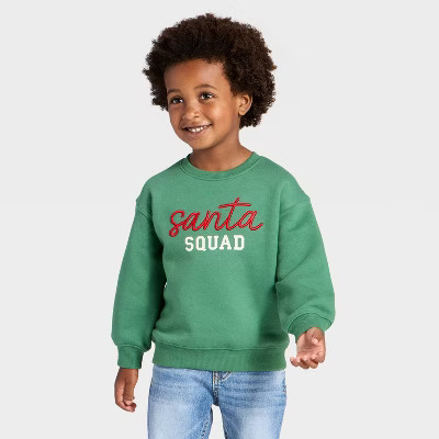 Toddler Boys' Holiday Sweatshirt - Cat & Jack™ | Target