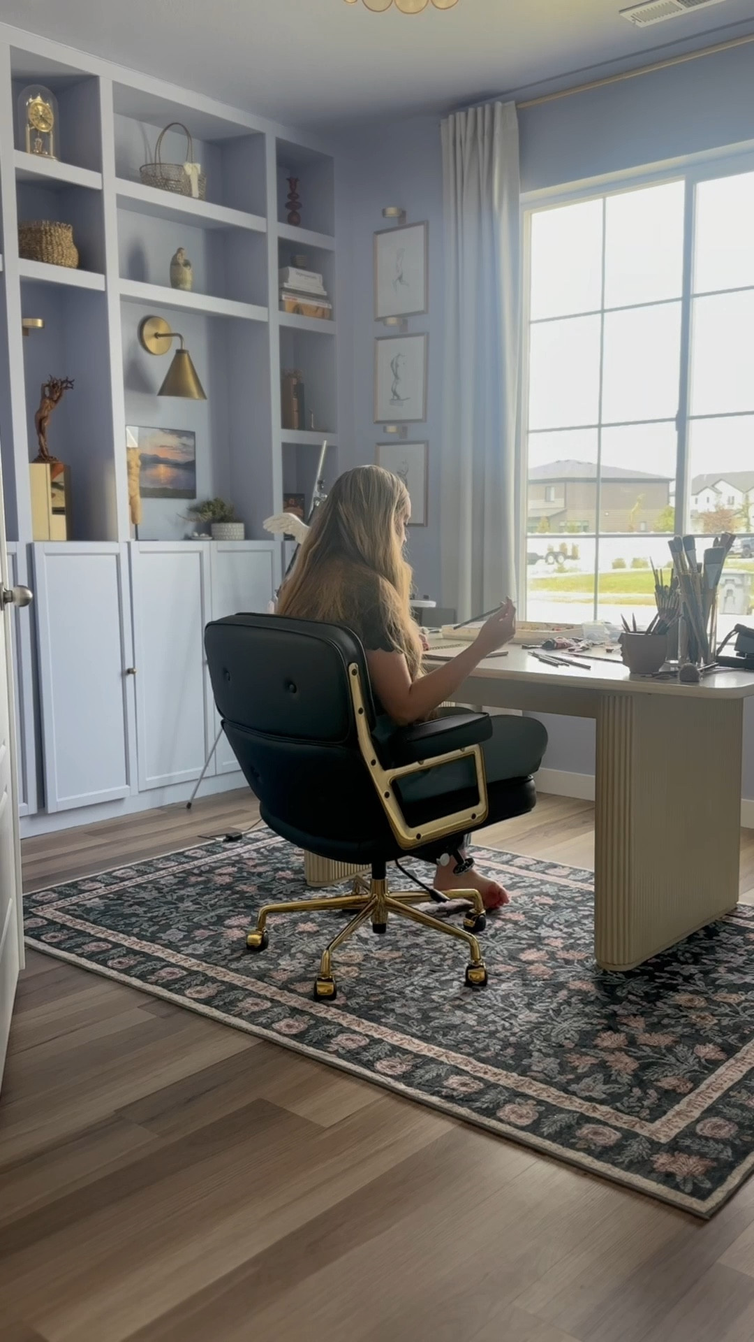 Cute little unboxing vid with my buddy. 🤍 for real though this office chair is to dream for. Soooo comfortable. I love it so so much!! 

#LTKHome